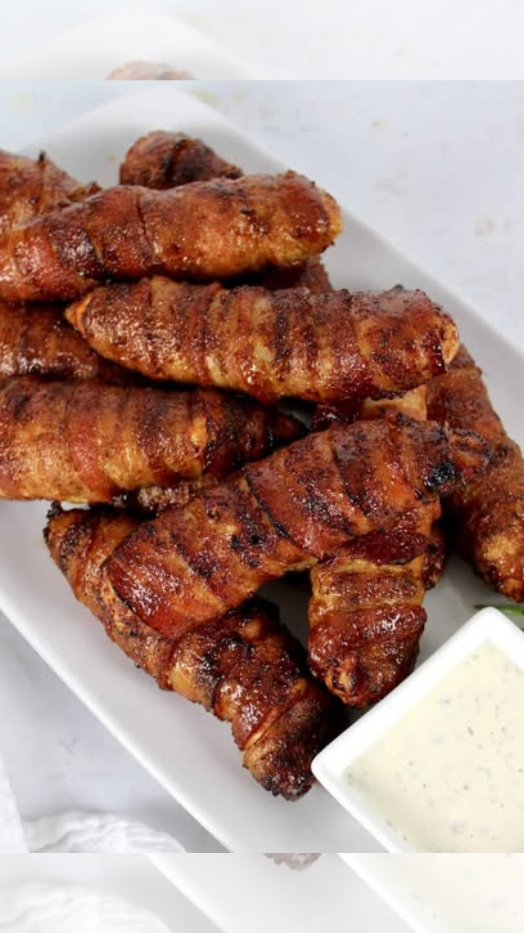 BACON-WRAPPED CHICKEN TENDERS