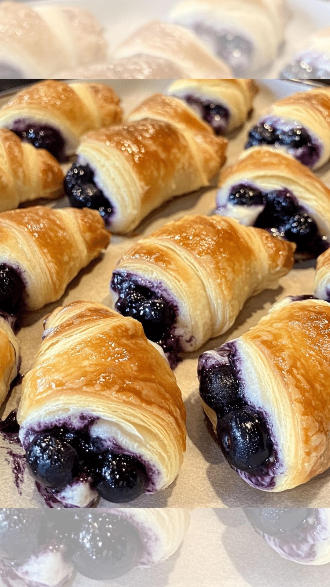 BLUEBERRY CHEESECAKE CRESCENT ROLLS