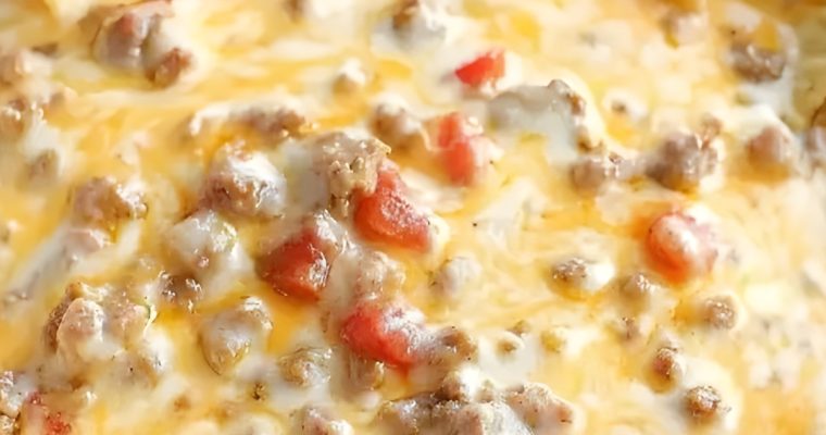 Spicy Sausage Cheese Dip