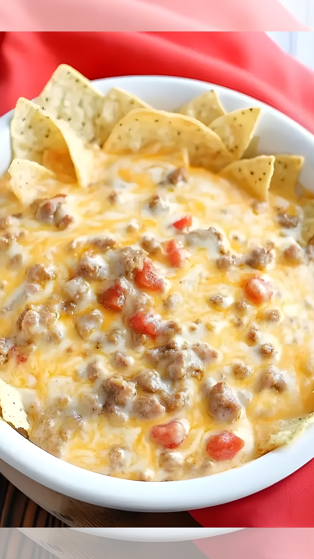 Spicy Sausage Cheese Dip
