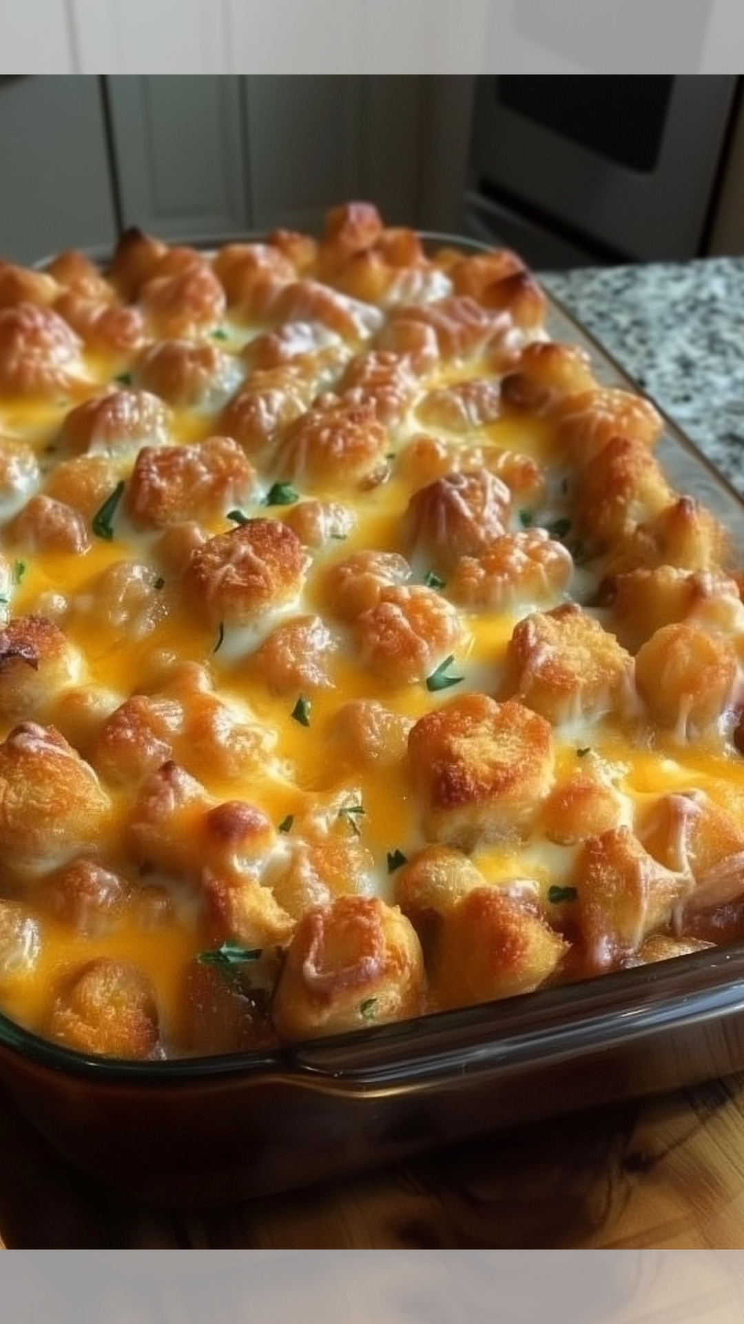 VICTORY’S TATER TOT CASSEROLE