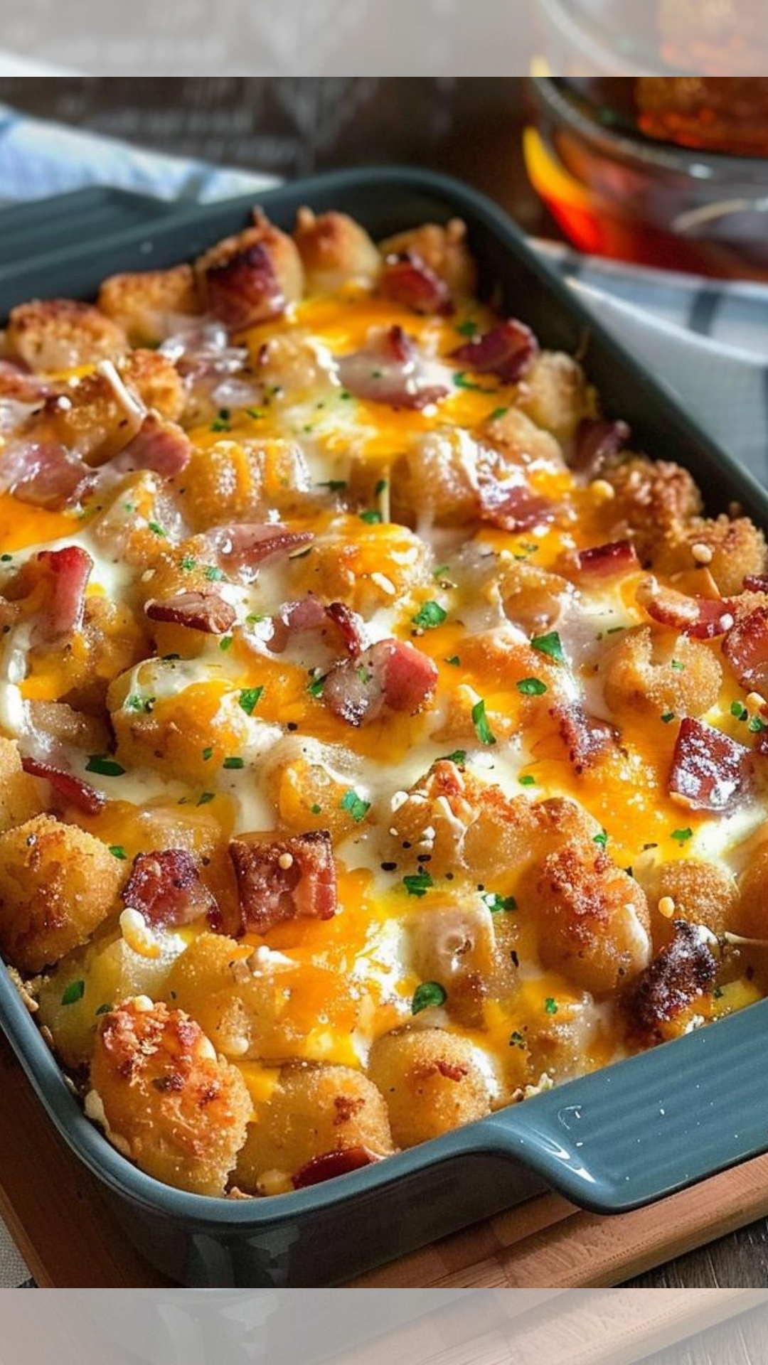 Tater Tot Sausage Breakfast Casserole
