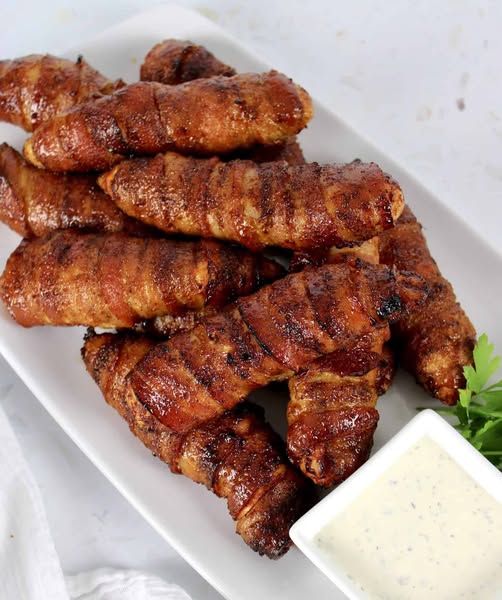 BACON-WRAPPED CHICKEN TENDERS