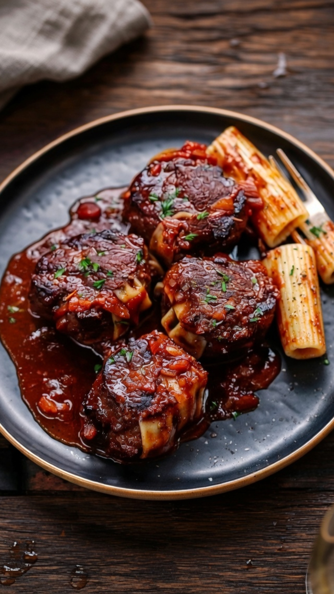 SICILIAN STEAK POACHED IN TOMATO SAUCE