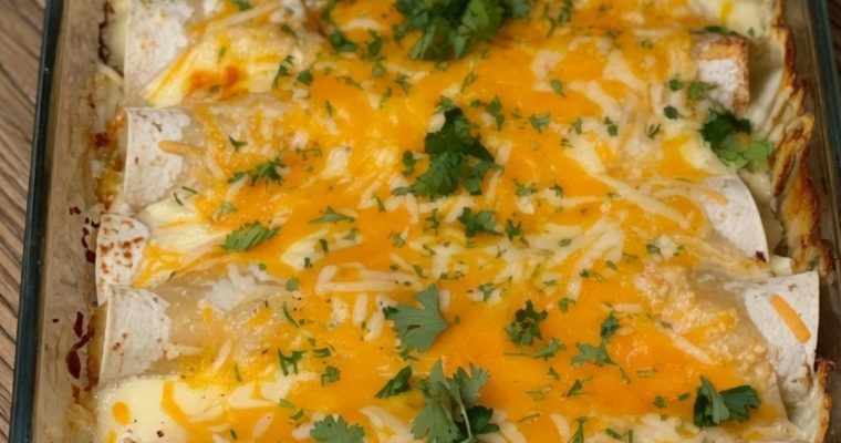 CREAM CHEESE CHICKEN ENCHILADAS