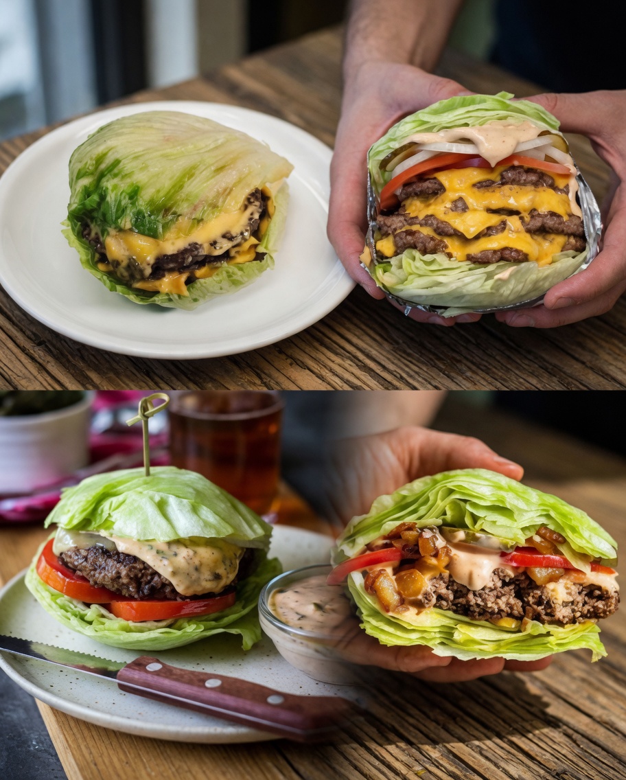 LETTUCE WRAP BURGERS