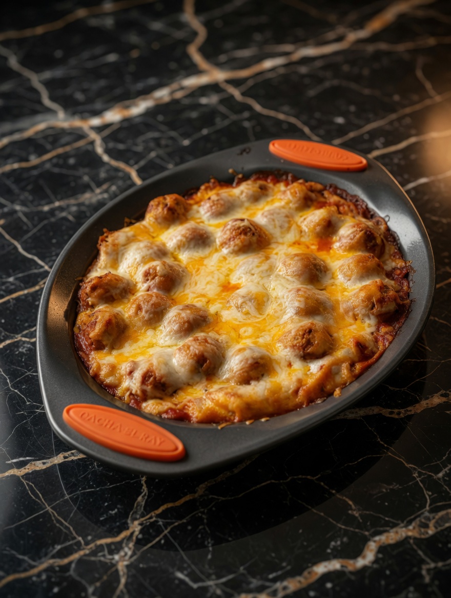 Cheesy Turkey Meatball Skillet