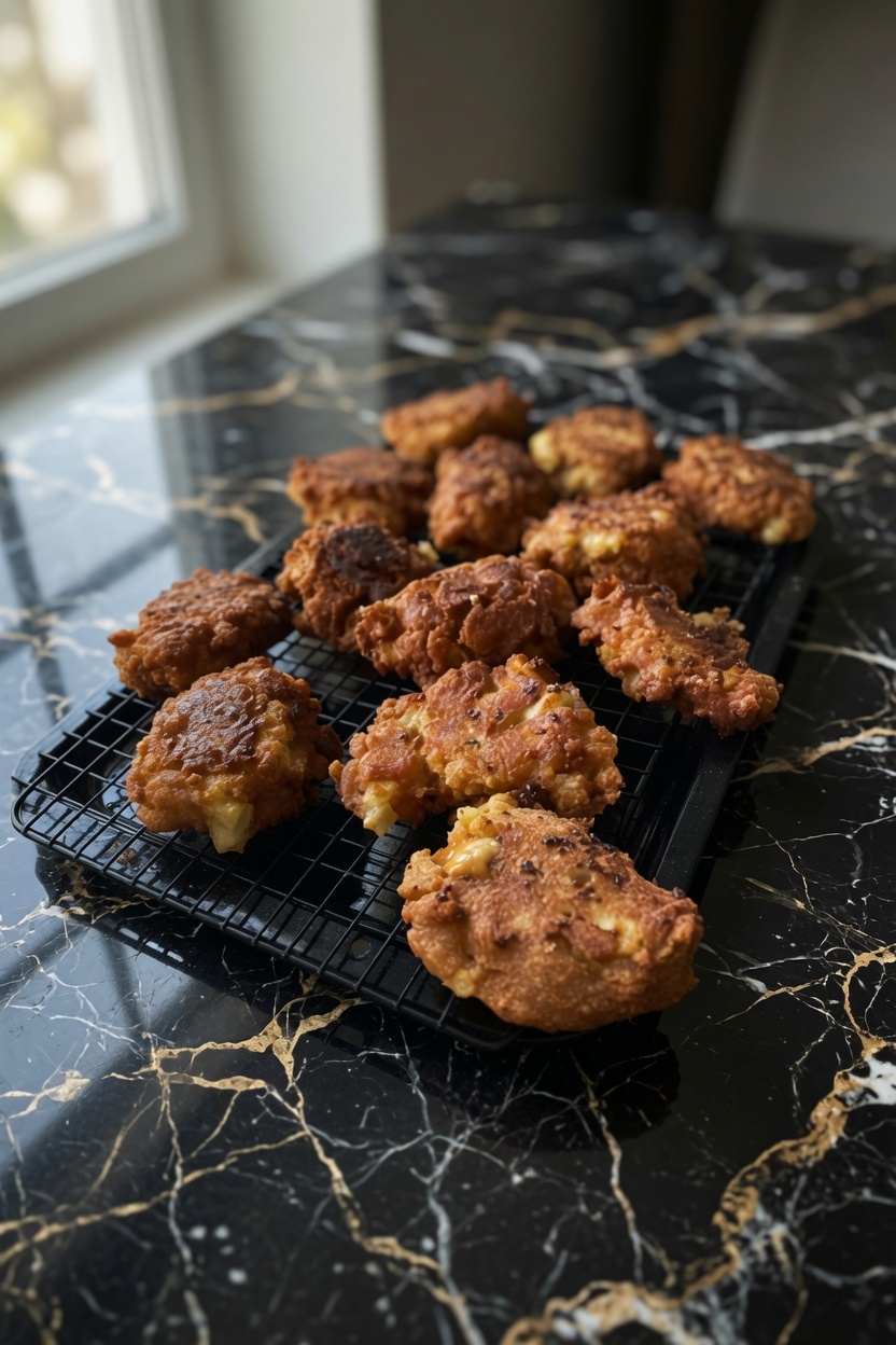 CARAMEL APPLE FRITTERS