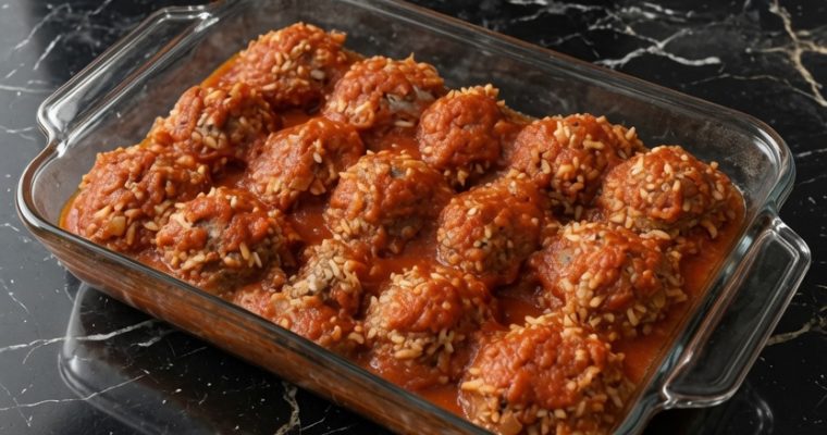 PORCUPINE MEATBALLS