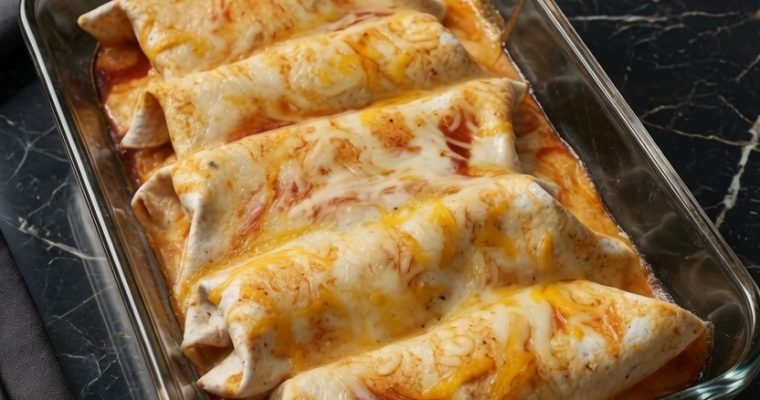 EASY CHICKEN ENCHILADAS