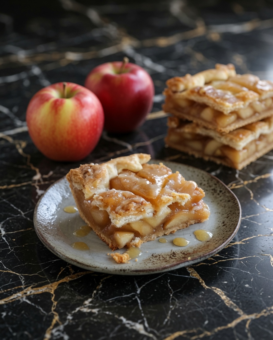 FLAKY APPLE PIE BARS