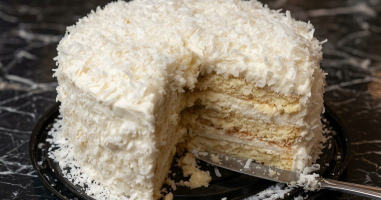 Coconut Cake With Seven-Minute Frosting