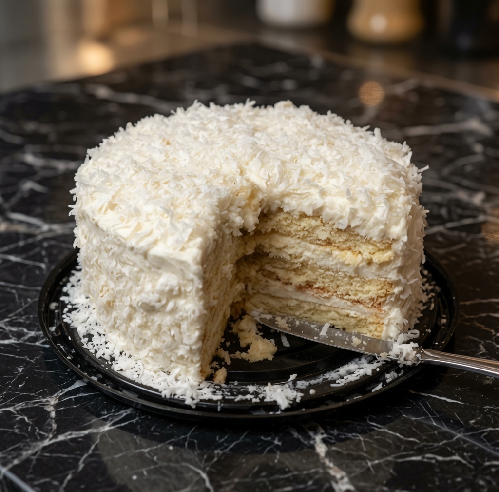 Coconut Cake With Seven-Minute Frosting