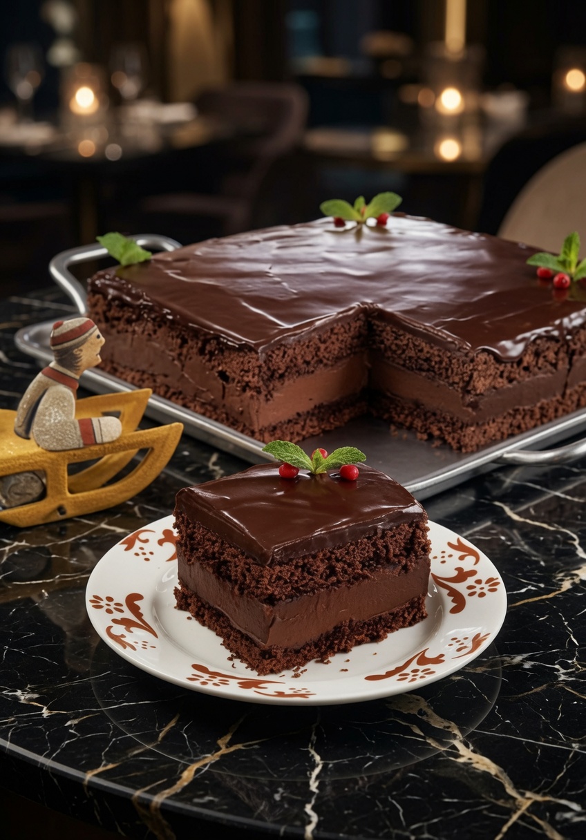 Mocha Espresso Cream Layer Cake
