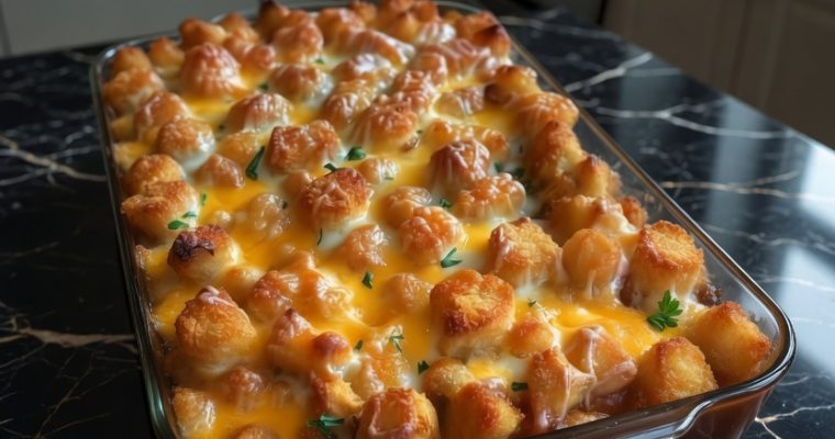 VICTORY’S TATER TOT CASSEROLE