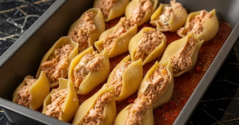 CHICKEN PARM STUFFED SHELLS