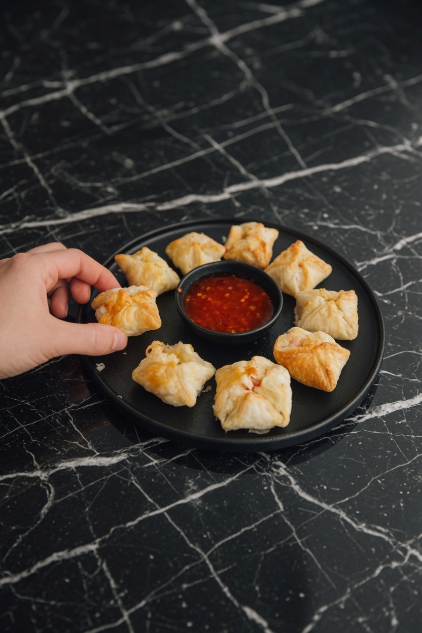CRAB AND CREAM CHEESE SNACKS