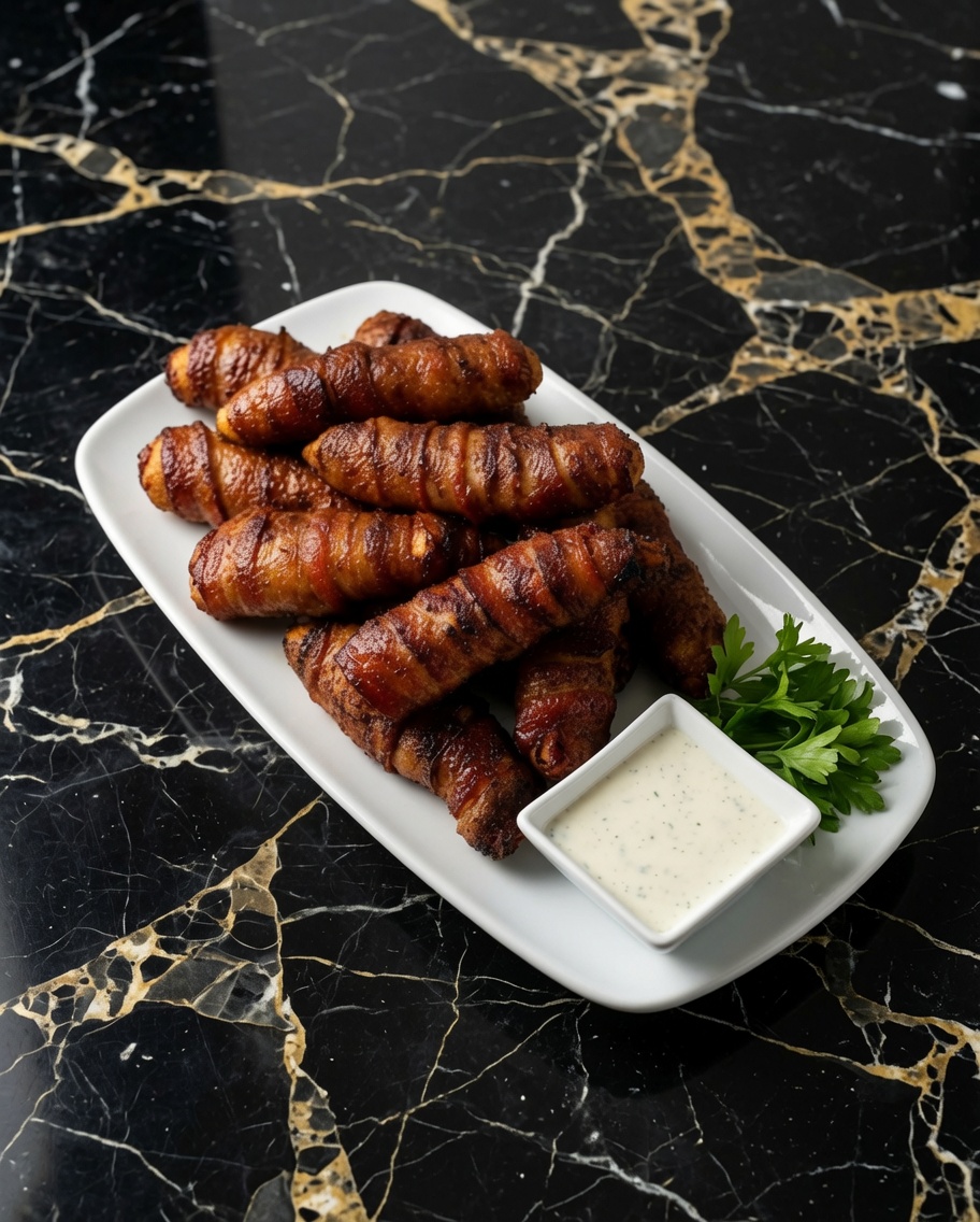 BACON-WRAPPED CHICKEN TENDERS