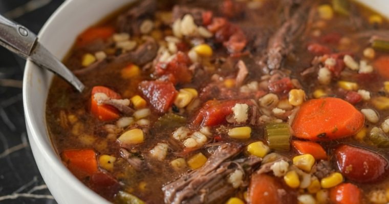 BEEF AND BARLEY SOUP