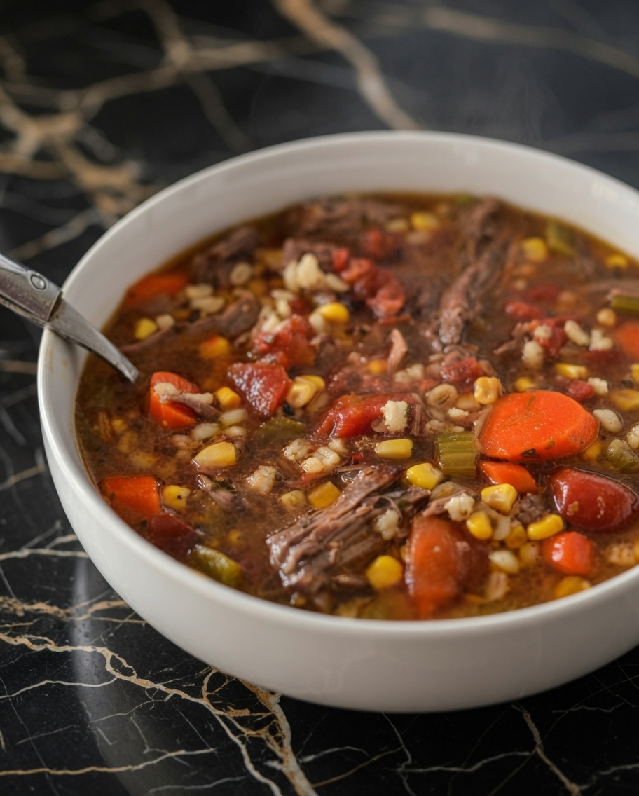 BEEF AND BARLEY SOUP