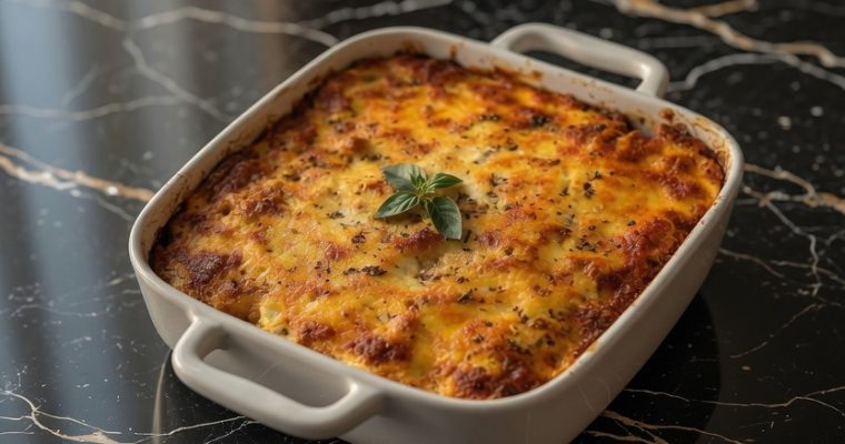 ITALIAN RIGATONI PASTA BAKE