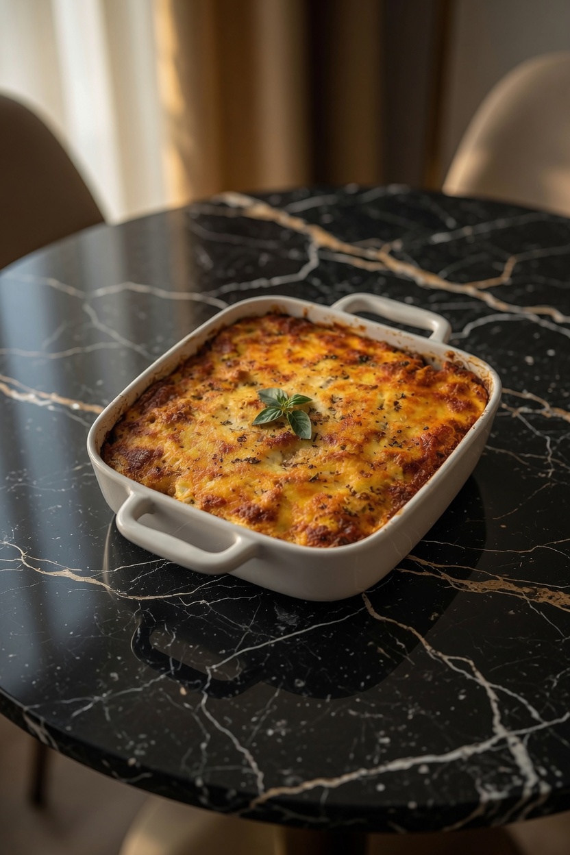 ITALIAN RIGATONI PASTA BAKE