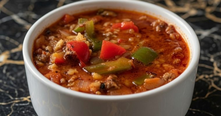 STUFFED PEPPER SOUP