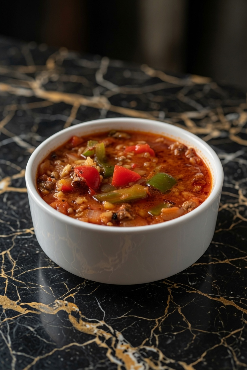 STUFFED PEPPER SOUP