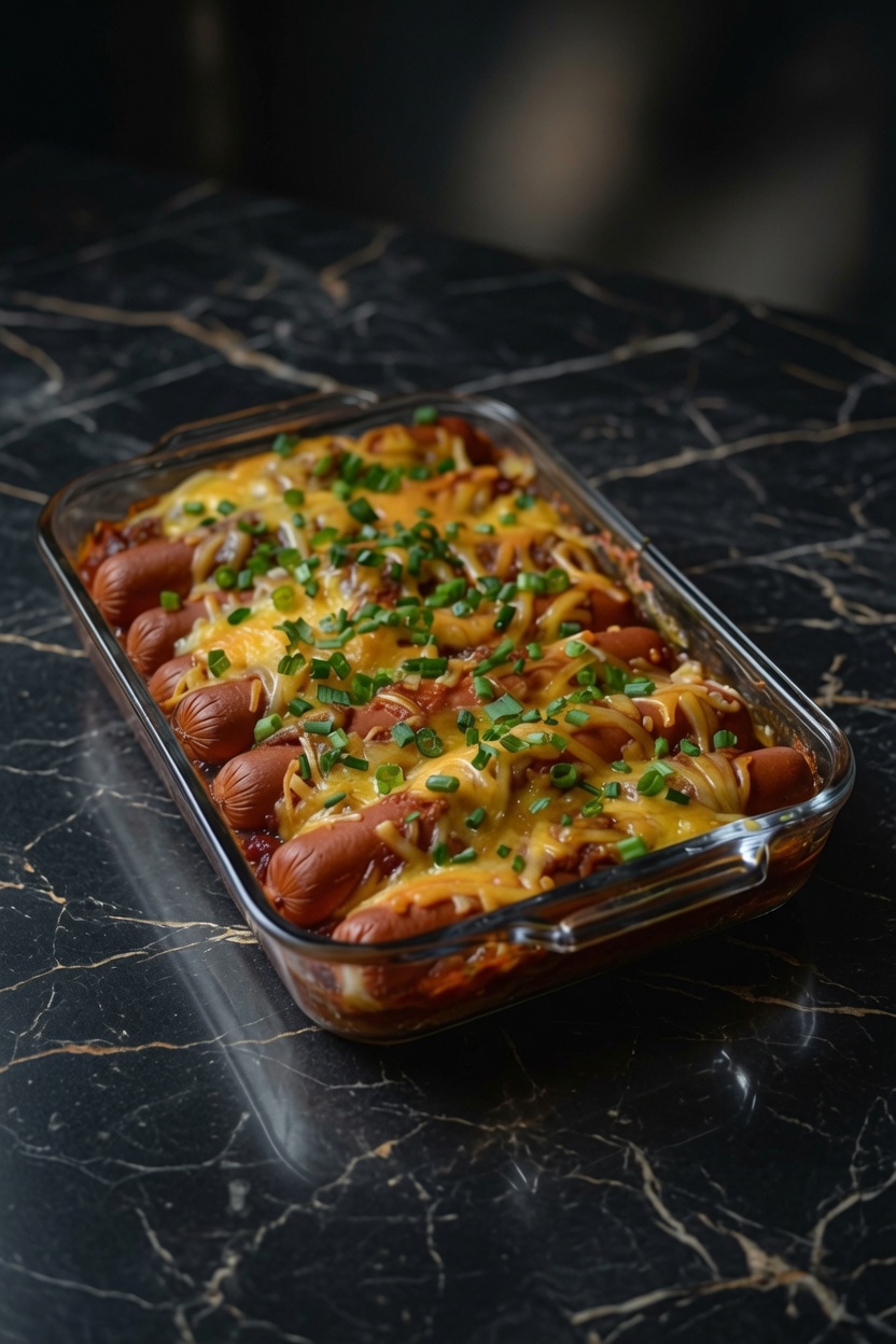 Chili Cheese Dog Bake Dinner!!
