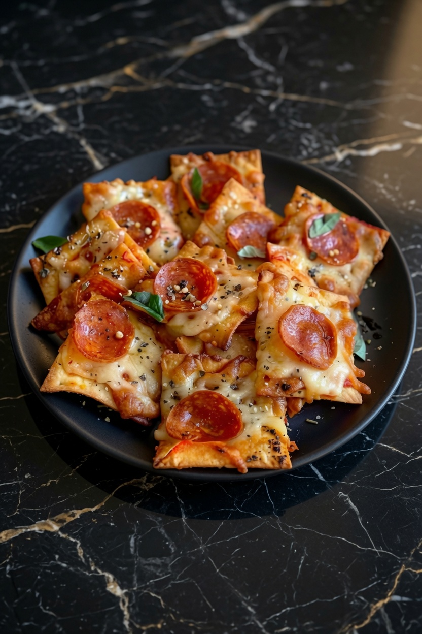 Keto Pizza Chips