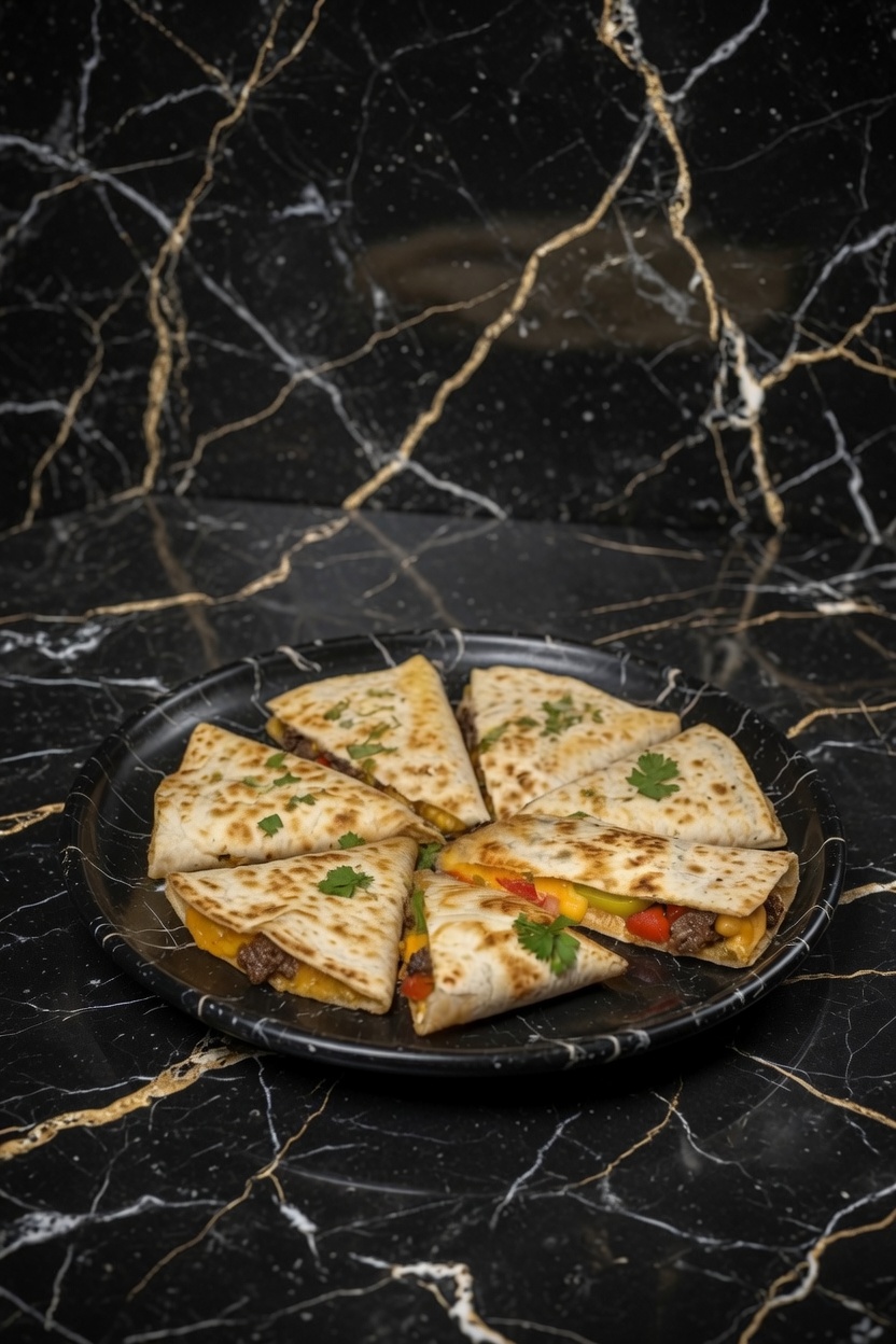Loaded Steak Quesadillas