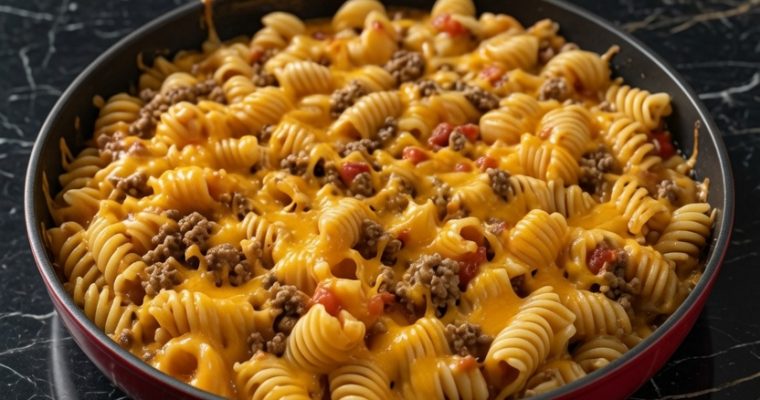 Cheesy Taco Cream Cheese Pasta
