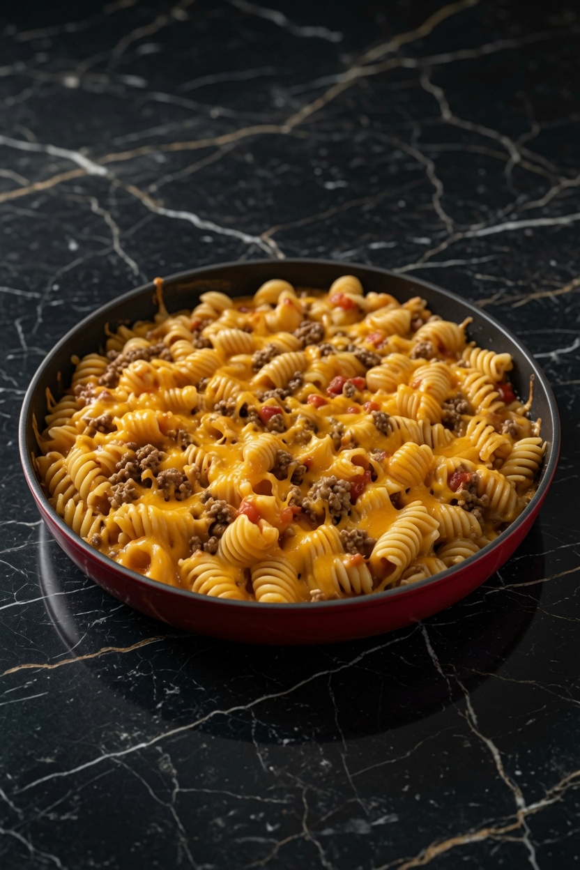 Cheesy Taco Cream Cheese Pasta