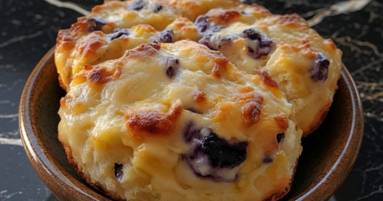 Sweet Blueberry Biscuits