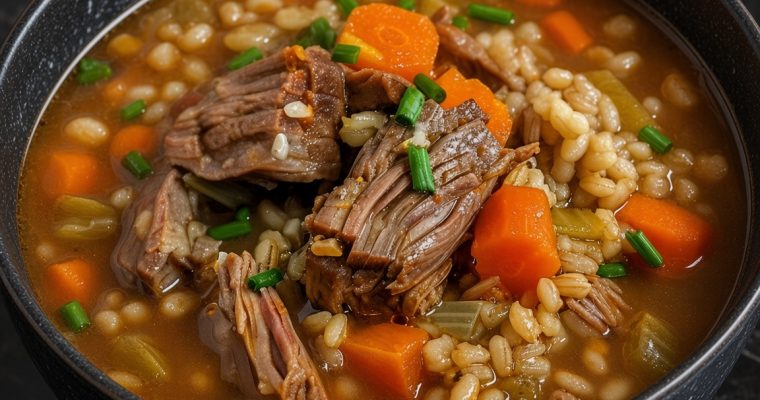 Best Ever Beef and Barley Soup