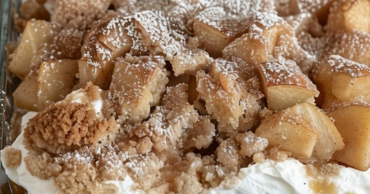 3 INGREDIENT APPLE PIE CAKE