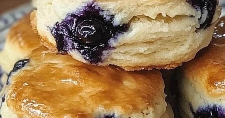 Sweet Blueberry Biscuits