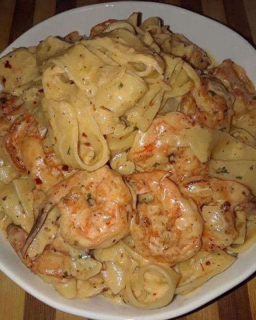 Shrimp Fettuccine Alfredo