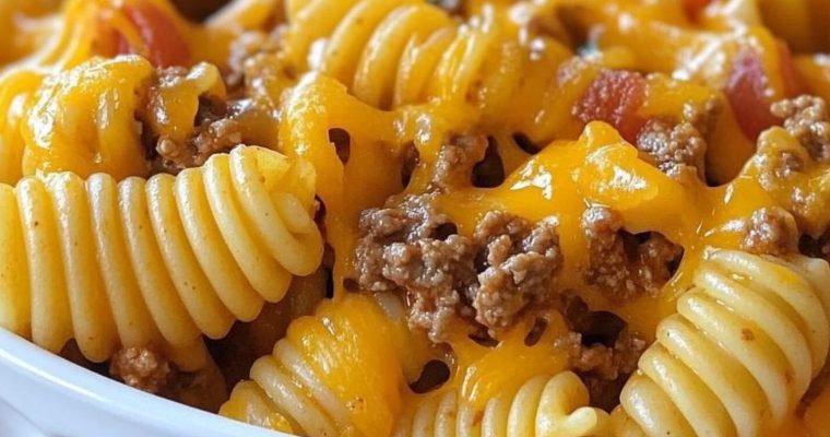 Cheesy Taco Cream Cheese Pasta