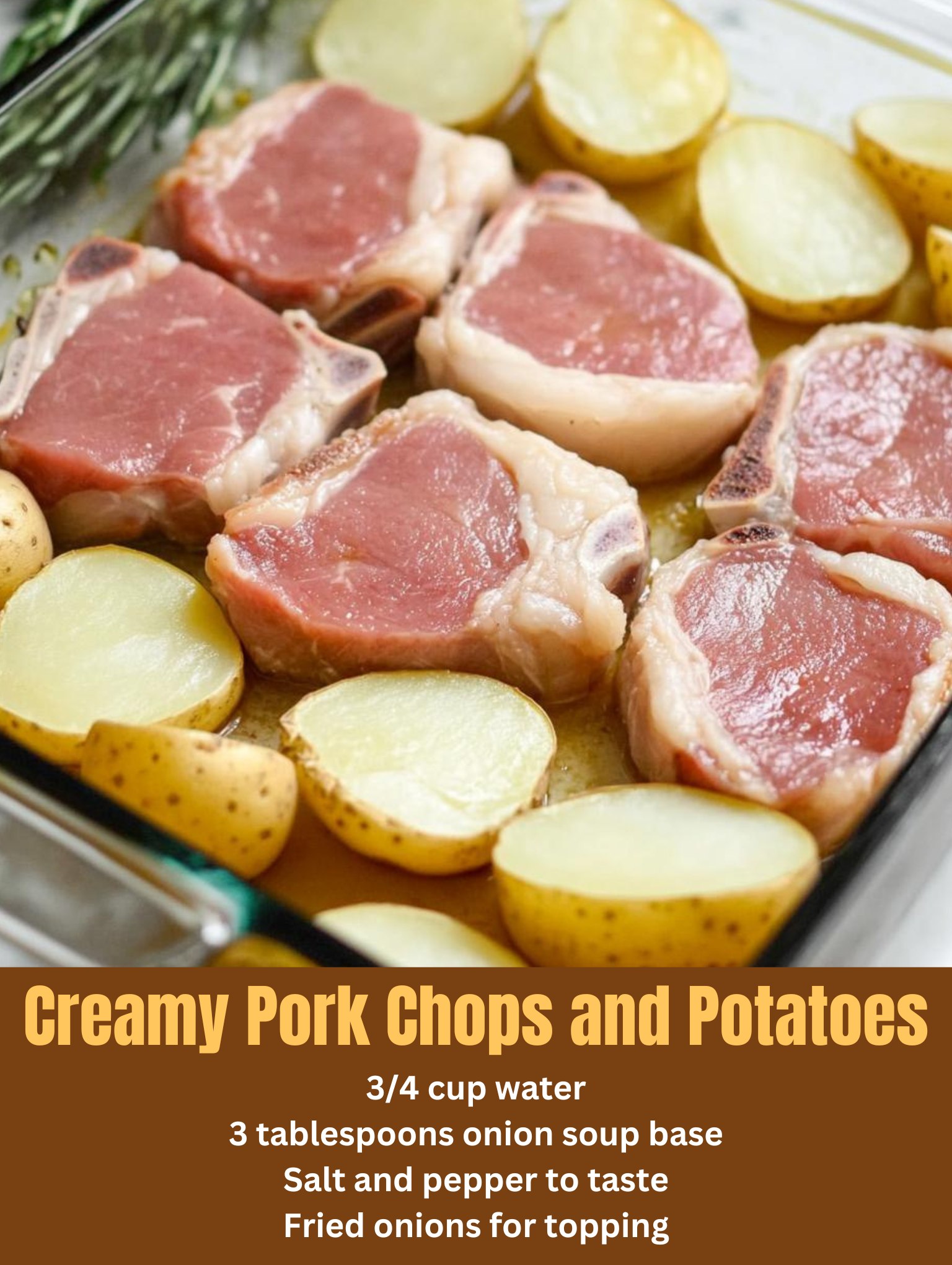 Creamy Pork Chops and Potatoes