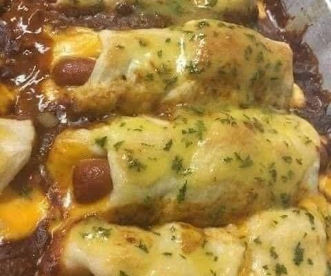 Chili Cheese Dog Bake Dinner!!