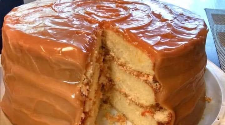 Easy Homemade Caramel Cake