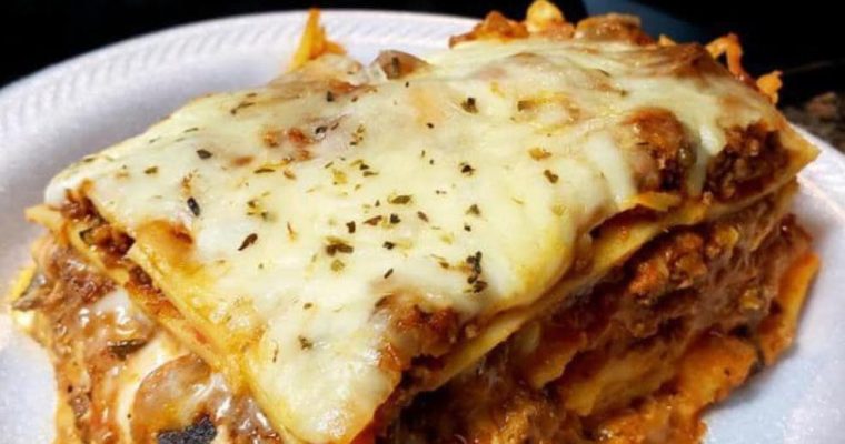 Easy Homemade Lasagna