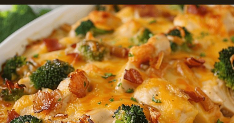 Baked Potato Chicken and Broccoli Casserole