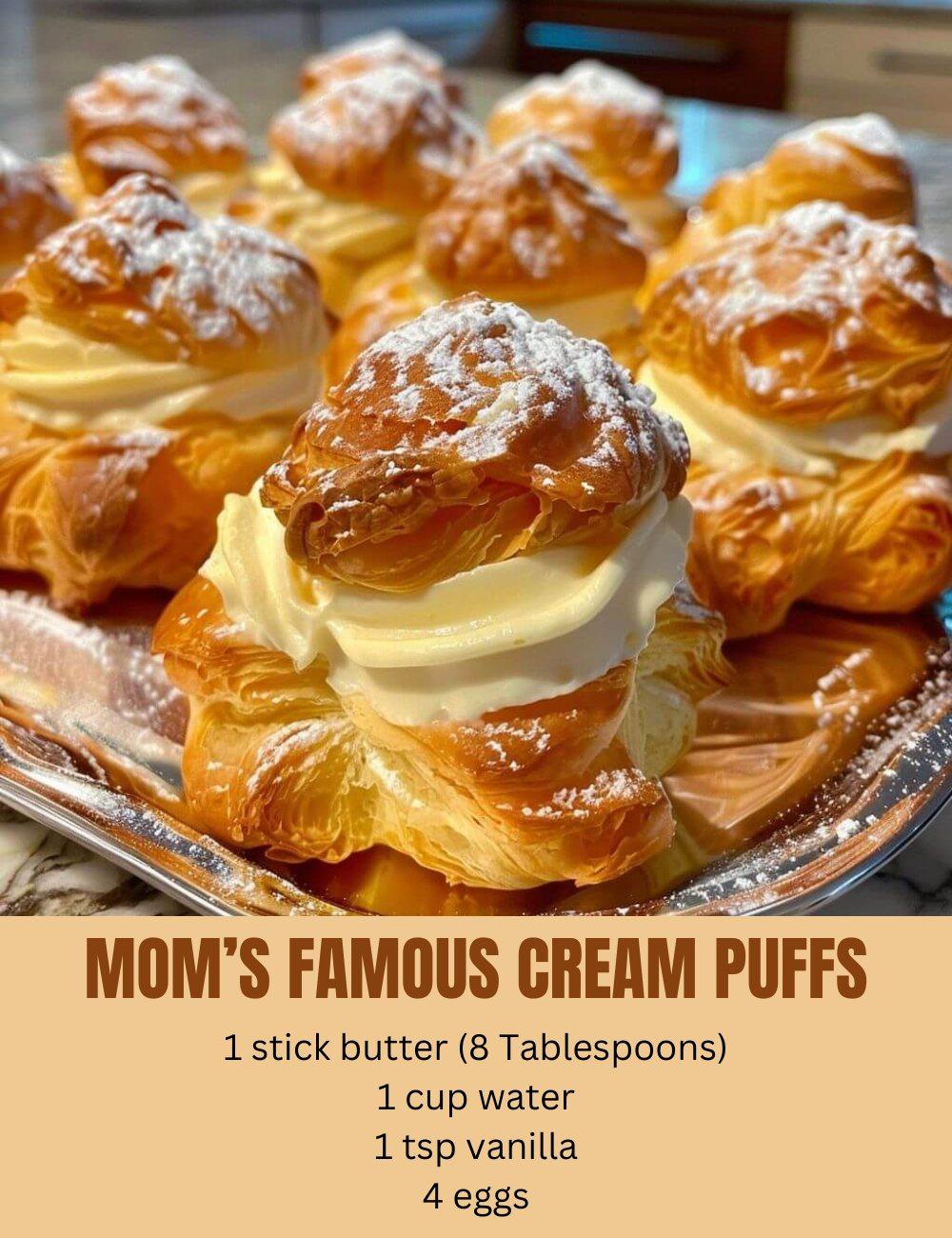 MOM’S FAMOUS CREAM PUFFS