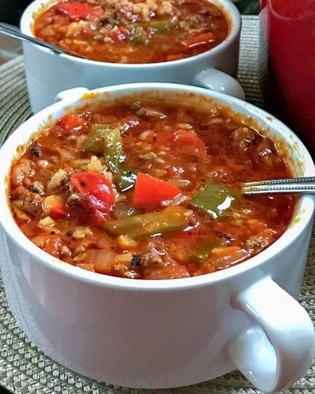 STUFFED PEPPER SOUP