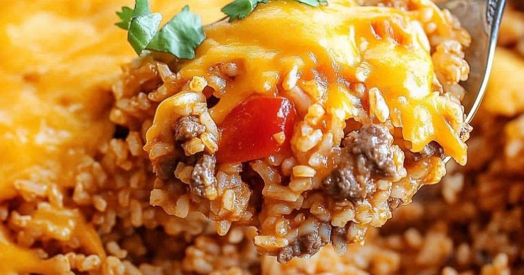 Cheesy Taco Rice