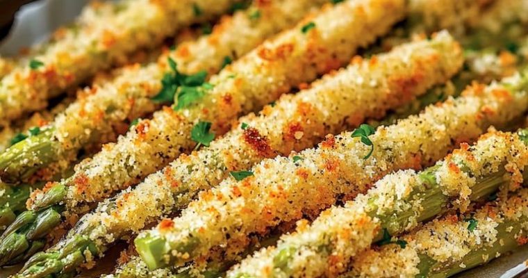 Crispy Parmesan Asparagus Sticks