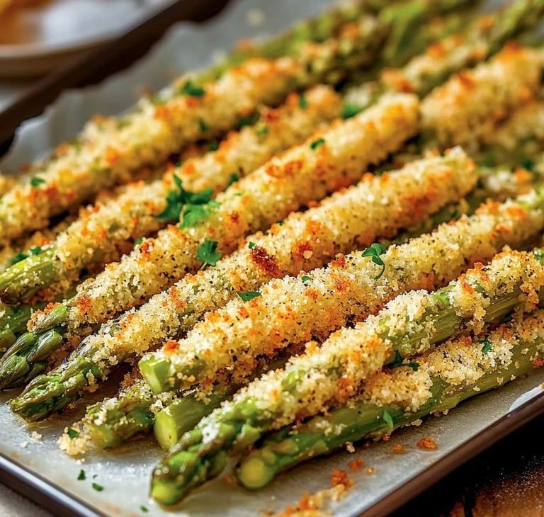Crispy Parmesan Asparagus Sticks