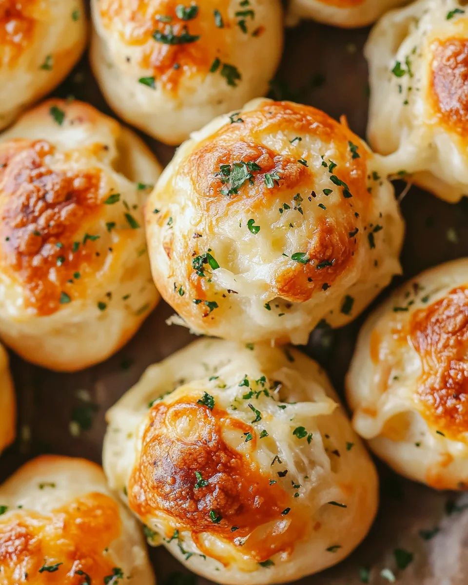 Cheesy Garlic Bread Balls